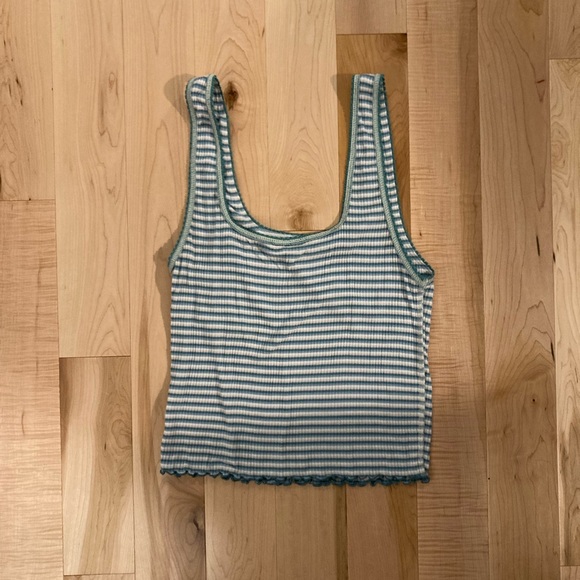 American Eagle Striped tank top - Picture 1 of 3